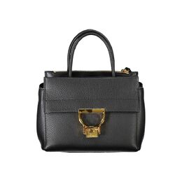 Черная кожаная сумка Coccinelle, черный 0018185786 | black