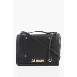 Сумка через плечо LOVE из искусственной кожи с золотым логотипом Moschino, черный 0017623579 | black