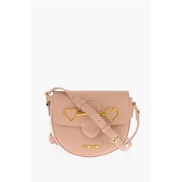 Сумка через плечо из искусственной кожи LOVE с золотым зажимом в форме сердца Moschino, бежевый 0017624415 | beige