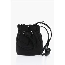 Стеганая сумка-ведро с завязкой Dsquared2, черный 0017619210 | black