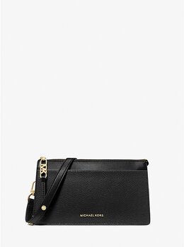 Большая кожаная сумка-трансформер Empire с плечевым ремнем Michael Kors, черный 32h3g8ec7l | black