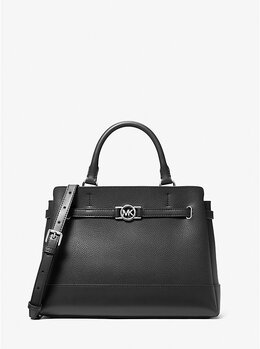 Большая сумка из шагреневой кожи Reed Michael Kors, черный 35f4s6rs3t | black