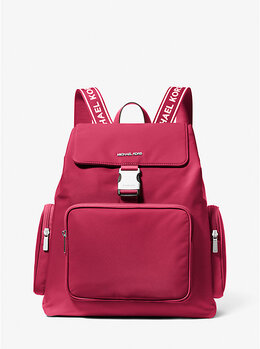 Большой нейлоновый грузовой рюкзак Khai Michael Kors, красный 35t5s5fb7c | dk raspberry