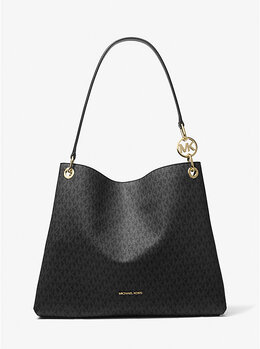 Большая сумка через плечо с фирменным логотипом Christina Michael Kors, черный 35t5g8we6b | black