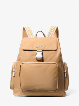 Большой нейлоновый грузовой рюкзак Khai Michael Kors, оранжевый 35t5s5fb7c | peanut