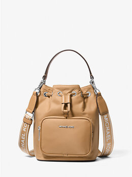 Маленькая нейлоновая сумка-ведро Khai Michael Kors, оранжевый 35t5s5fm1c | peanut