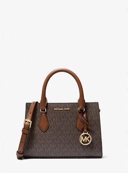 Маленькая сумка с логотипом Sheila Michael Kors, коричневый 35s3g6hs5b | brown