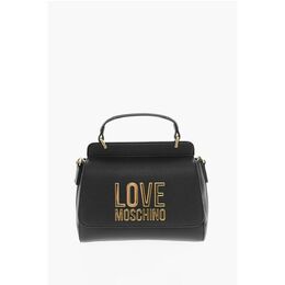 Сумка через плечо LOVE из искусственной кожи с крупным золотистым логотипом Moschino, черный 0017623723 | black