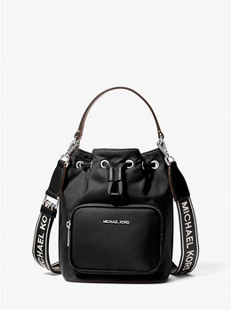 Маленькая нейлоновая сумка-ведро Khai Michael Kors, черный 35t5s5fm1c | black