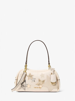 Маленькая декорированная сумка через плечо Cecily Michael Kors, бежевый 35f5g8cl5l | lt cream