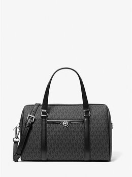 Дорожная сумка Jet Set Travel среднего размера с фирменным логотипом Michael Kors, черный 35s4stfs8b | black