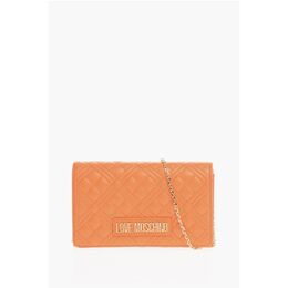 LOVE стеганая сумка из искусственной кожи с цепочным ремнем через плечо Moschino, оранжевый 0017622700 | orange
