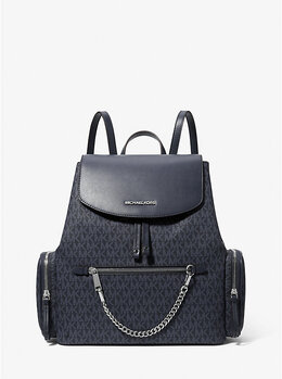 Рюкзак с большим фирменным логотипом Jet set Michael Kors, черный 35t1sttb3b | admiral