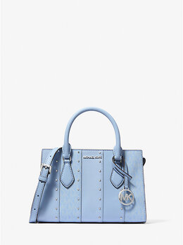 Маленькая сумка-саквояж Sheila с заклепками и фирменным логотипом Michael Kors, мультиколор 35t5s6hs5b | lt sky mlt