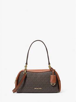 Маленькая фирменная сумка через плечо с логотипом Cecily Michael Kors, коричневый 35f5g8cl1b | brown