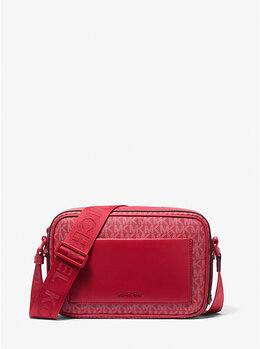 Большая сумка через плечо с фирменным логотипом Maeve Michael Kors, красный 32t5t5vc9b | crimson