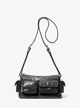 Маленькая кожаная сумка через плечо Dakota Michael Kors, черный 32s5sm3c5y | black
