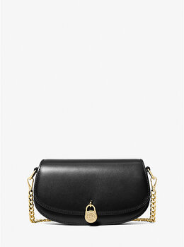 Маленькая кожаная сумка через плечо Mila Michael Kors, черный 35f5gimc5l | black