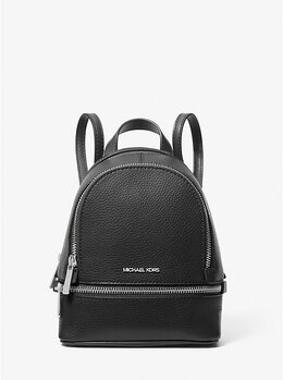 Рюкзак Rhea очень маленького размера из шагреневой кожи Michael Kors, черный 35t5srab0l | black