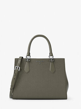 Сумка Marilyn среднего размера из сафьяновой кожи Michael Kors, зеленый 35f5s6as2l | olive