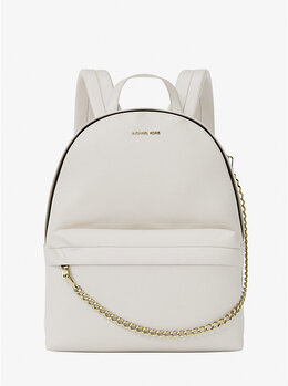 Средний рюкзак Slater Michael Kors, бежевый 35f5g04b2v | lt cream