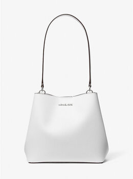 Средняя сумка через плечо Pratt Michael Kors, белый 35s4s3fs2i | optic white