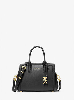 Сумка через плечо Laila очень маленького размера из кожи Michael Kors, черный 32f5g9ic0l | black
