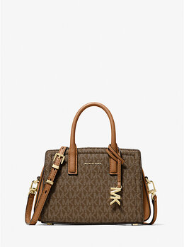 Сумка через плечо Laila очень маленького размера с фирменным логотипом Michael Kors, мультиколор 32f5g9ic0b | brn/acorn