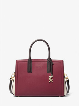 Сумка-Кошелек Laila из шагреневой кожи с цветными блоками Michael Kors, красный 30t5g9is2t | mulberry mlt