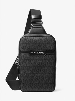 Сумка-Слинг Cooper среднего размера с фирменным логотипом Michael Kors, черный 37t5lcoc2b | black