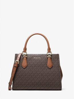 Сумка-Трансформер с логотипом Marilyn среднего размера Michael Kors, коричневый 35f5g6as2b | brown