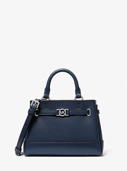 Сумка-Портфель Reed очень маленького размера из шагреневой кожи Michael Kors, синий 35f4s6rc0t | navy