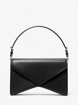 Большая кожаная сумка Manhatta Michael Kors, черный 31f5pmgh7l | black