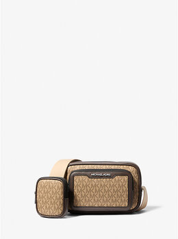 Сумка для камеры с фирменным логотипом Cooper и чехлом Michael Kors, коричневый 37t5lcom1b | camel