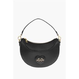 Сумка-хобо LOVE из искусственной кожи Saffiano ECO-FRIENDLY Moschino, черный 0017622828 | black