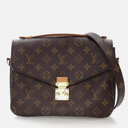 Louis Vuitton Pochette Metis Brown Monogram Coated Canvas Shoulder Bag 1189575