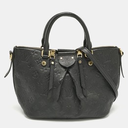 Louis Vuitton Black Monogram Empreinte Leather Mazarine PM Bag 1190645