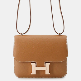 Hermes Constance III Miroir Mini Gold Epsom Shoulder Bag 1190356