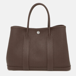 Hermes Garden Party Ebene Negonda Leather Tote TPM 1190284