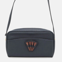 Hermes Golf Tee Navy Fjord Leather Shoulder Bag 1190283