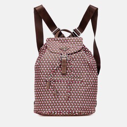Prada Pink Tessuto Stampato Backpack 1189723