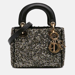 Christian Dior Lady Christian Dior Mini Satin Sequin Embroidered Bag 1189111