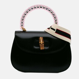 Gucci Classic Top Handle Medium Limited Edition Calfskin Acrylic Bag 1189107