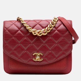 Chanel Chain Handle Flap Small Quilted Calfskin Caviar Bag 1189112