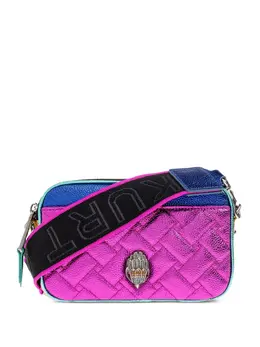 Kurt Geiger London Dual-zip Kensington Drench quilted metallic camera bag 31032473