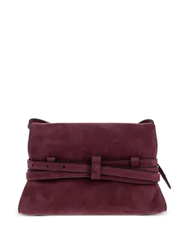 Moschino belted suede cross body bag 31069804