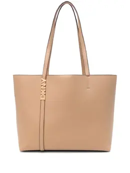 DKNY medium logo-plaque tote bag 31086352