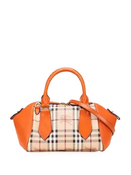 Burberry 2000-2017 Small Haymarket Check Coated Canvas Blaze satchel 31476190