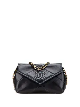 Chanel 1986-1988 Mini CC Quilted Lambskin Single Flap crossbody bag 31526805