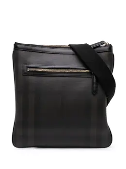 Burberry 2000-2017 Smoke Check Coated Canvas crossbody bag 31522505